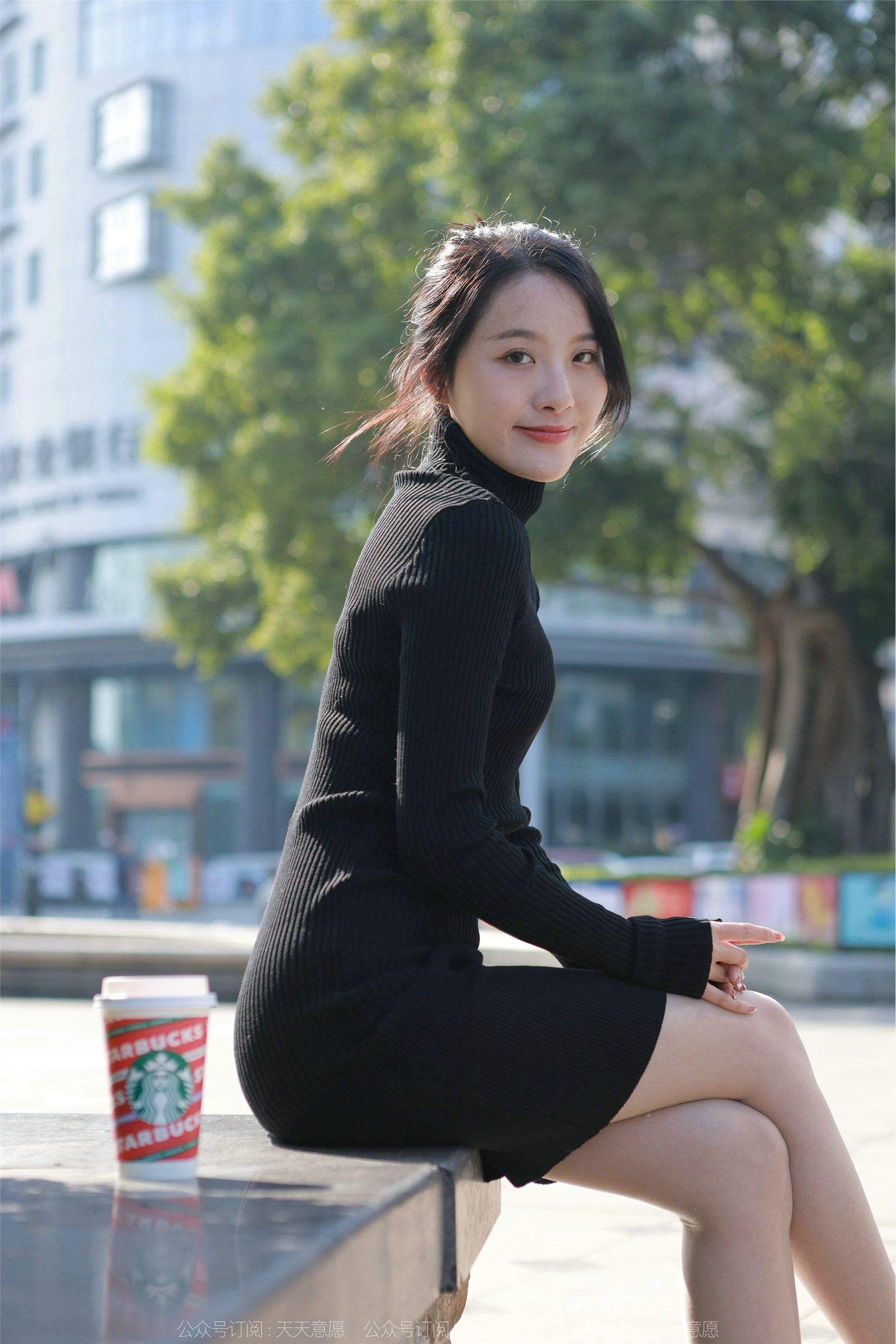 IESS异思趣向 2022.03.21 丝享家1035：婉萍《黑色包臀裙》